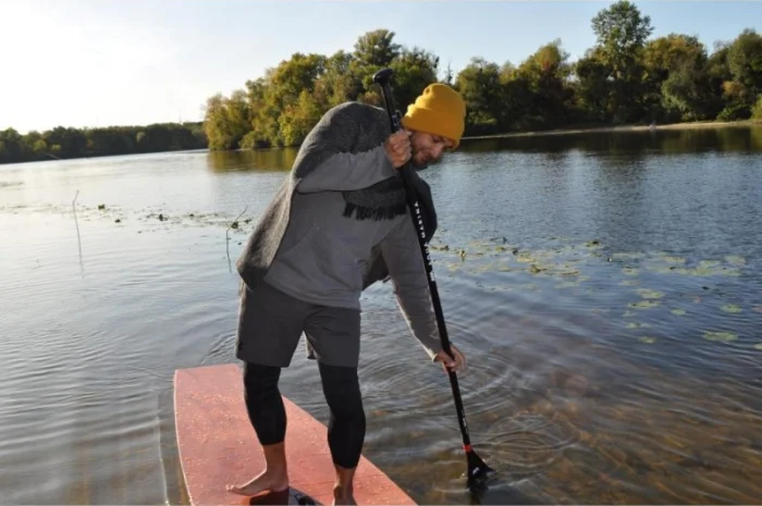 Wooden SUP. САП, доска для водных прогулок- фото № 7