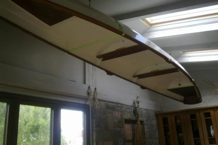 Деревянная гребная лодка для активного отдыха и академической гребли- фото № 8