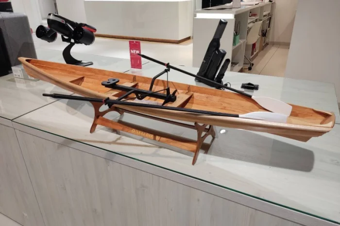 Стендова модель дерев'яного човна Аннаполіс- фото № 5