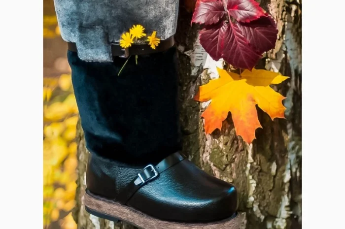 Унти з штучного меху мутон- фото № 1