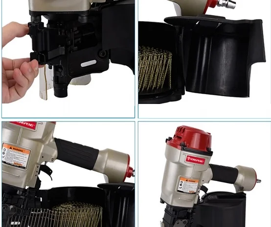 Гвоздезабивной пневмопистолет Rongpeng MCN80 для гвоздей 50-83 мм- фото № 9