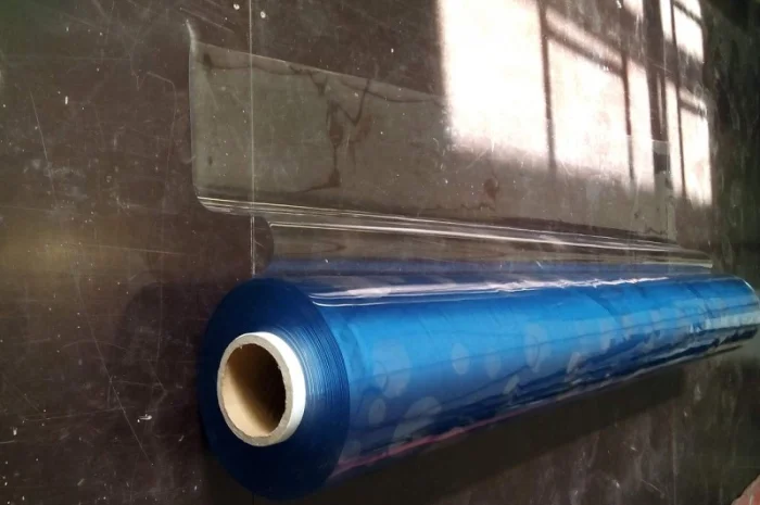 Прозрачная плёнка 0.9мм в рулонах и на отрез- фото № 1