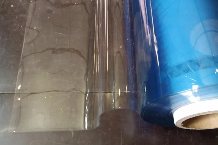 Прозрачная плёнка 0.9мм в рулонах и на отрез- фото № 2