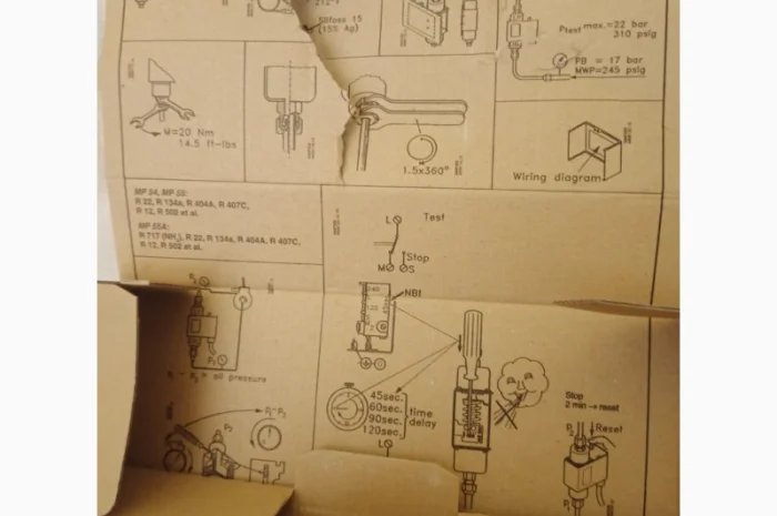 Реле контроля смазки Danfoss MP 54 060B016866- фото № 2