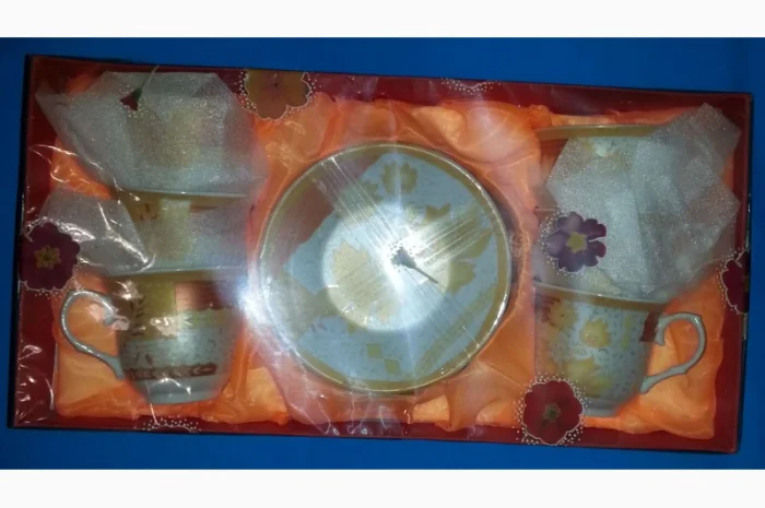 Кофейный фаянсовый набор на 6 персон- фото № 1