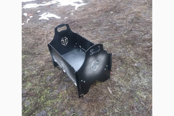 Разборный мангал World of Tanks – стильный подарок с отличным качеством- фото № 3