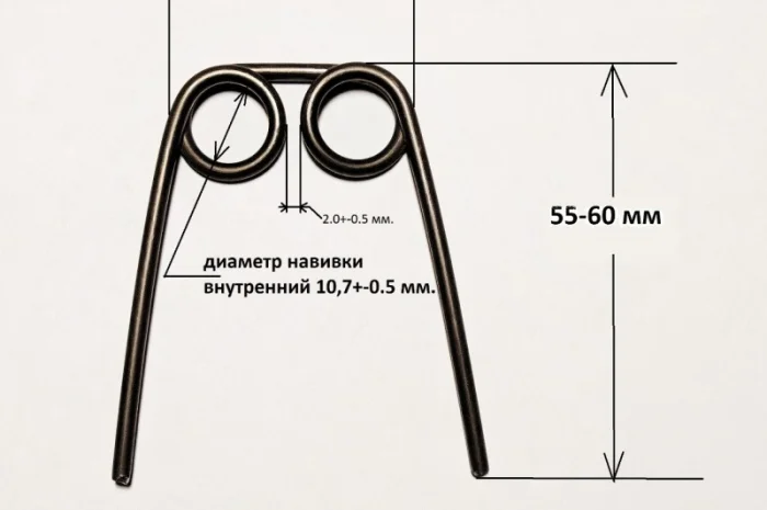 Пара пружин для детского самоката Орион на поворотный механизм- фото № 11