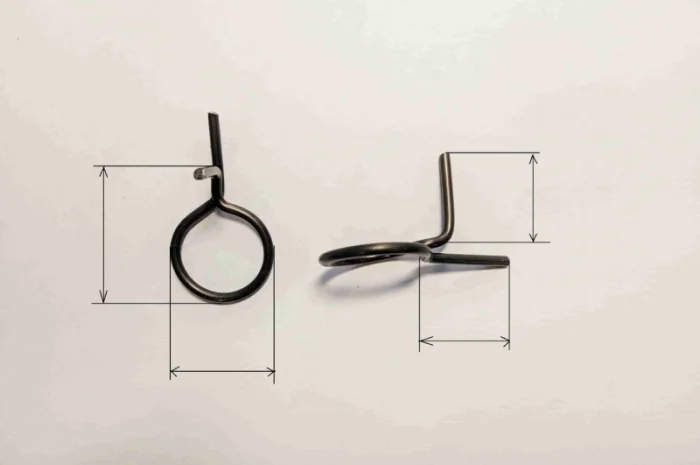 Пара пружин для детского самоката Орион на поворотный механизм- фото № 4