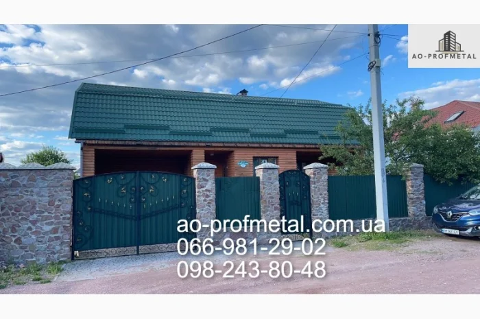 Металочерепиця RAL 6020 матова – продаж- фото № 1