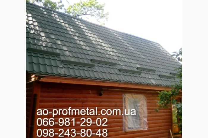 Металочерепиця RAL 6020 матова – продаж- фото № 3