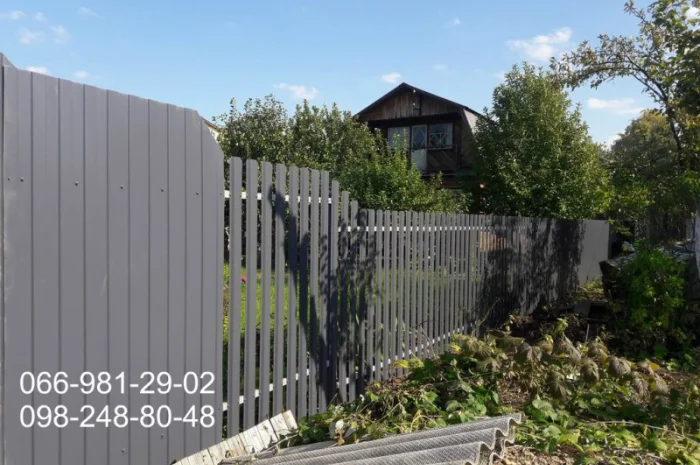 Профнастил РАЛ 7016 сірий антрацит від виробника- фото № 5