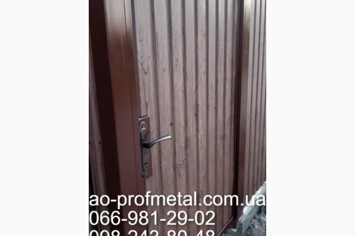 Профнастил под дерево Орех с сучком 3Д - продажа- фото № 2