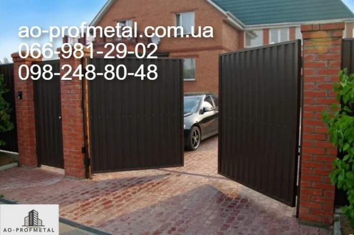 Ворота и калитка под ключ от производителя- фото № 4