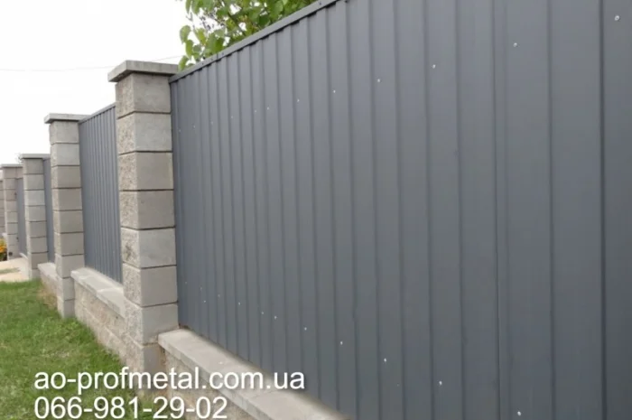 Профнастил серый графит 7024 матовый - продажа- фото № 6