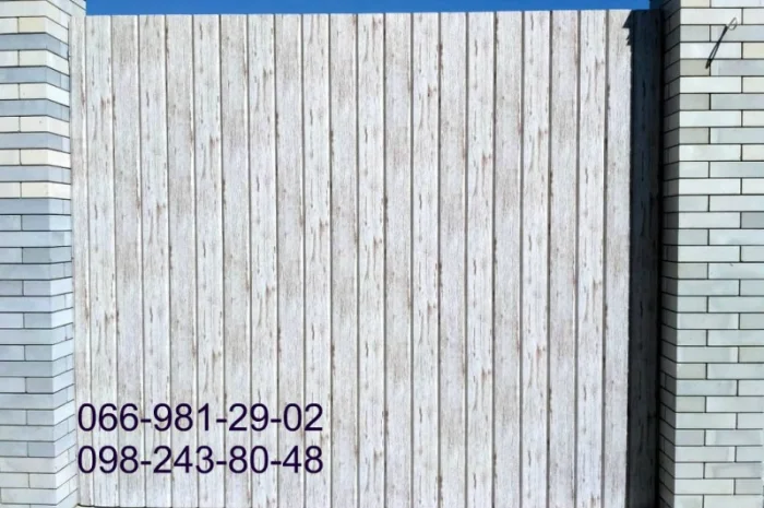 Профнастил під дерево для паркану та інші вироби- фото № 8