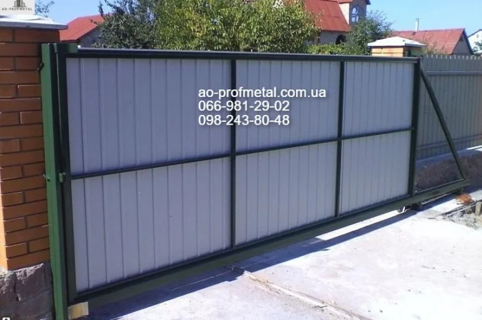 Калитка и ворота из профнастила на заказ- фото № 5