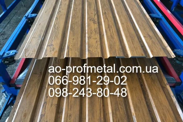 Профнастил под дерево Ольха 3D Принтеч- фото № 3