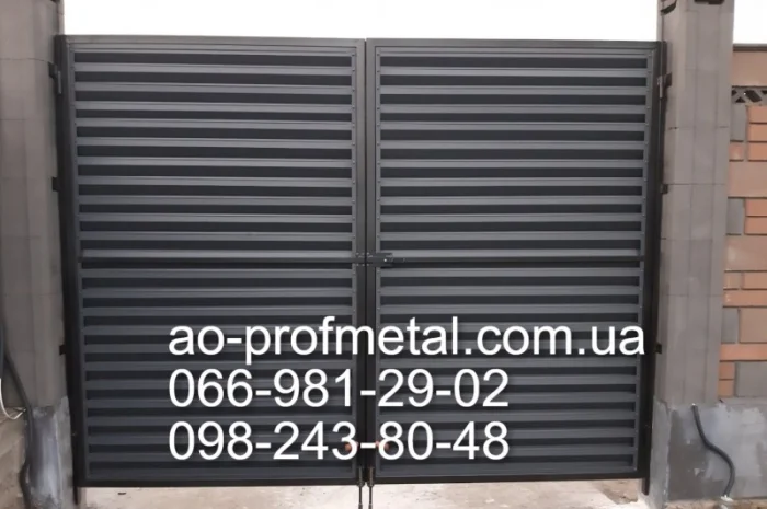 Профнастил для паркану – жалюзі з профнастила- фото № 1