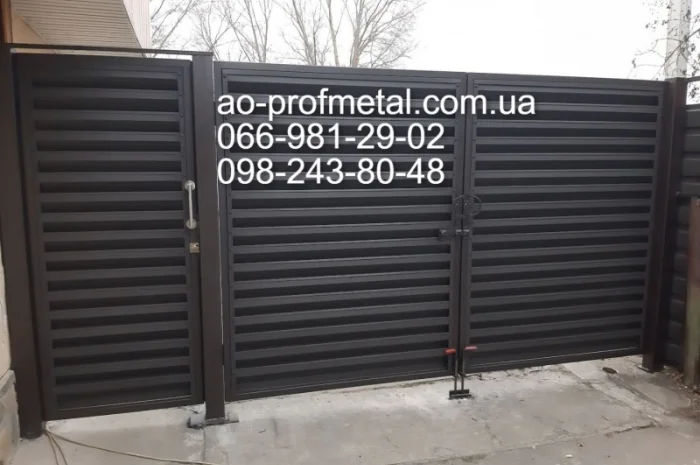 Профнастил для паркану – жалюзі з профнастила- фото № 3
