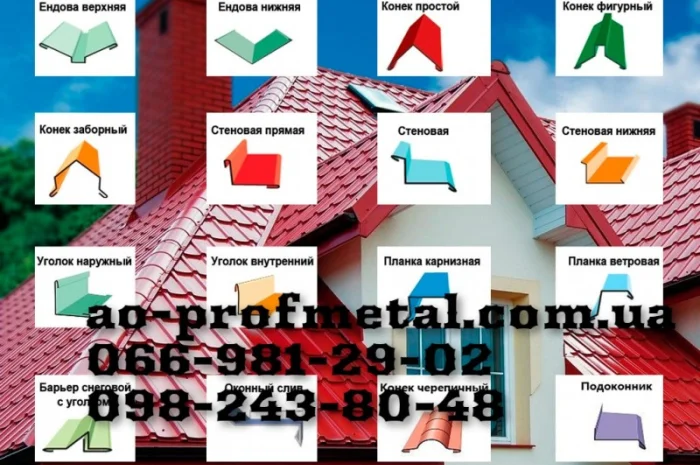 Добірні елементи покрівлі від виробника- фото № 1