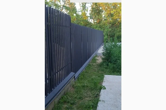 Євроштахетник RAL 7024 матовий від виробника- фото № 5