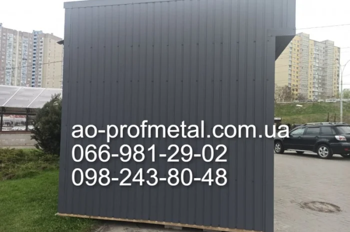 Профнастил для ларька разных типов- фото № 1