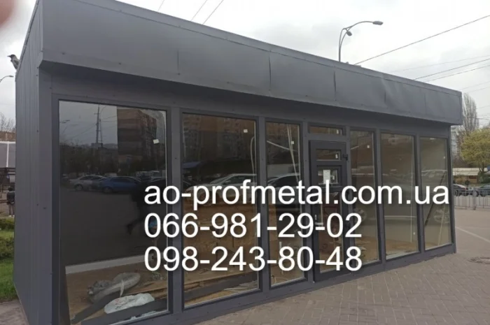 Профнастил для ларька разных типов- фото № 6