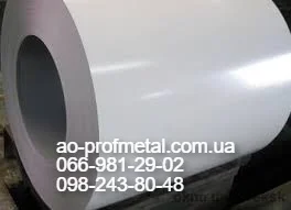 Оцинкованный лист с полимерным покрытием РАЛ 9003 – продажа- фото № 2