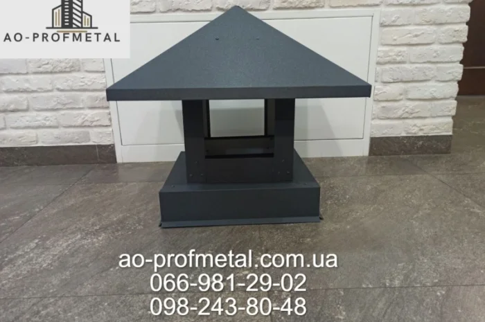 Колпак на трубу, Зонт на дымоход, Грибок на трубу- фото № 1