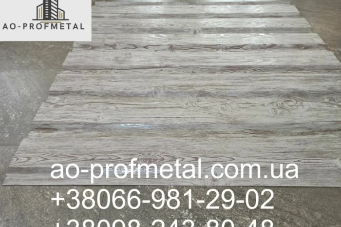 Профнастил с рисунком под белое дерево от производителя- фото № 2