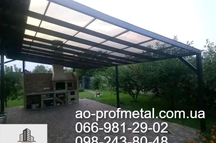 Навіс для автомобіля під ключ- фото № 5