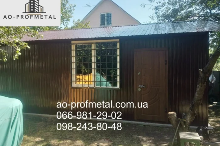 Профнастил для кафе и гаража- фото № 4