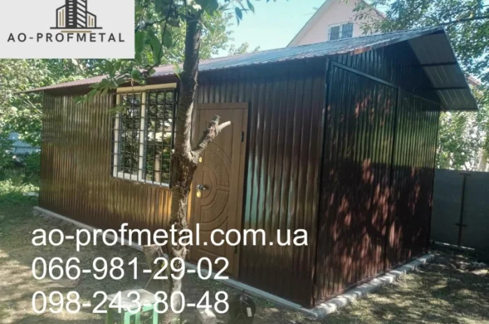 Профнастил для кафе и гаража- фото № 7