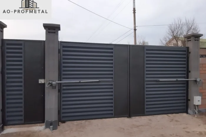 Металлические жалюзи для забора- фото № 5