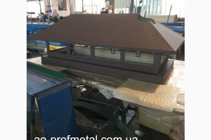 Колпак на трубу ветканала, Флюгарка на дымоход- фото № 1