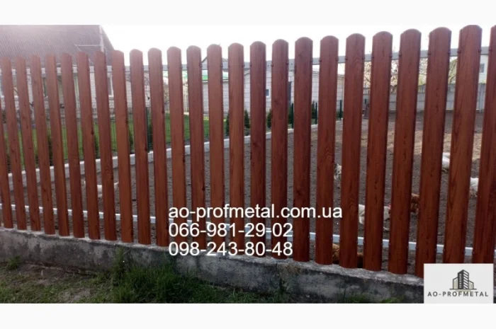 Штакет для забора – разнообразие цветов и размеров- фото № 1