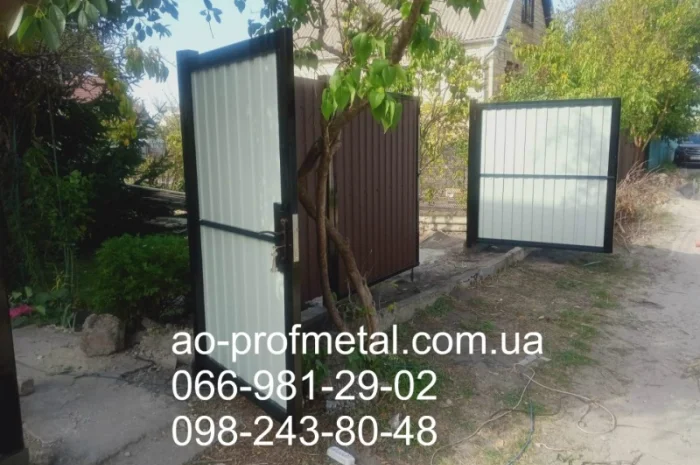 Профнастил и услуги по установке забора в Киеве- фото № 2