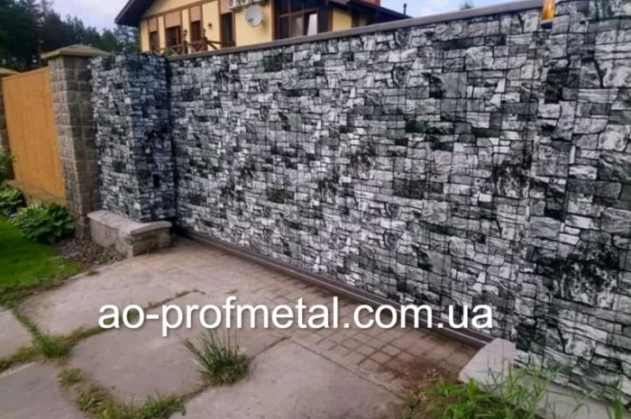 Профнастил под серый камень – большой выбор- фото № 3