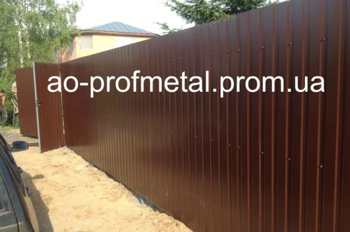 Профлист для временных ограждений в продаже- фото № 7