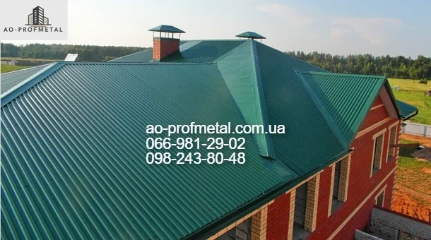 Кровельный профнастил различных типов- фото № 1