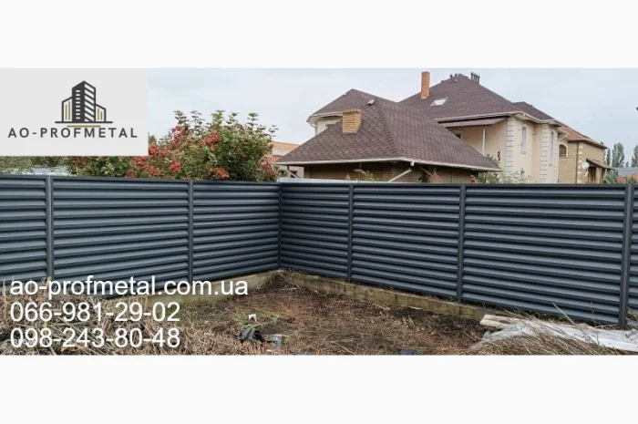 Забор ламели жалюзи под ключ, Установка Забор Жалюзи- фото № 4