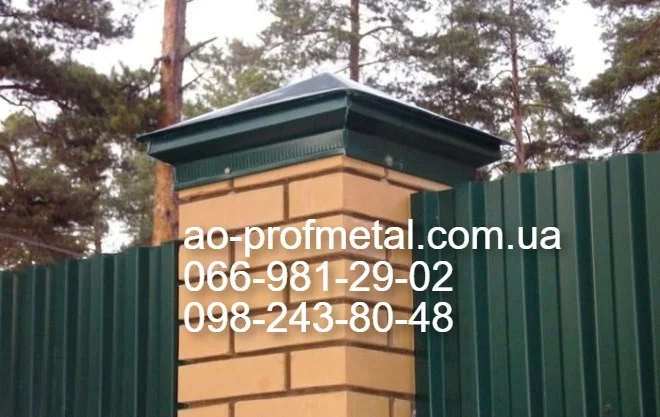 Ковпаки для забора- фото № 1