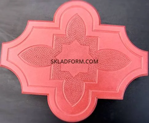 Форми для тротуарної плитки Клевер узорний 2- фото № 2