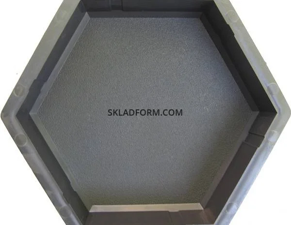 Формы для тротуарной плитки Шестигранник шагрень в продаже- фото № 1