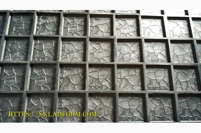 Форми для тротуарної плитки Квадрат Тучка 30x30 см- фото № 4