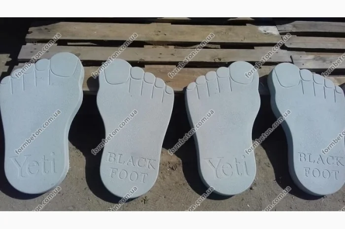 Формы тротуарной плитки «Следы Великанов» для садовой дорожки- фото № 1