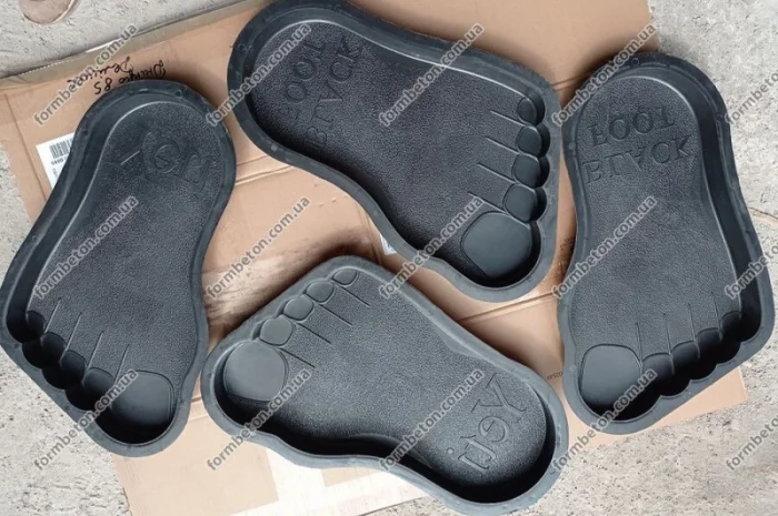 Формы тротуарной плитки «Следы Великанов» для садовой дорожки- фото № 4