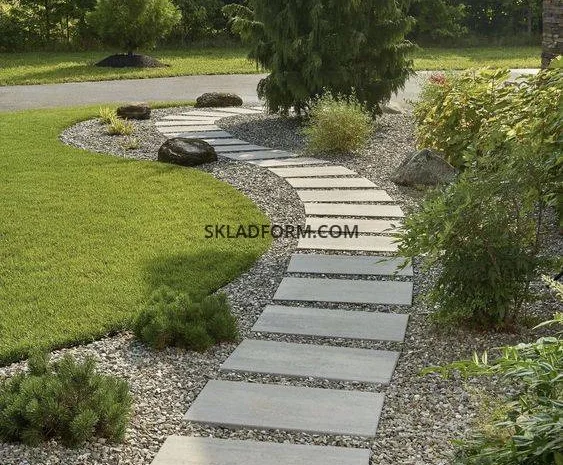 Форма для создания бетонной садовой дорожки 100х50 см- фото № 7