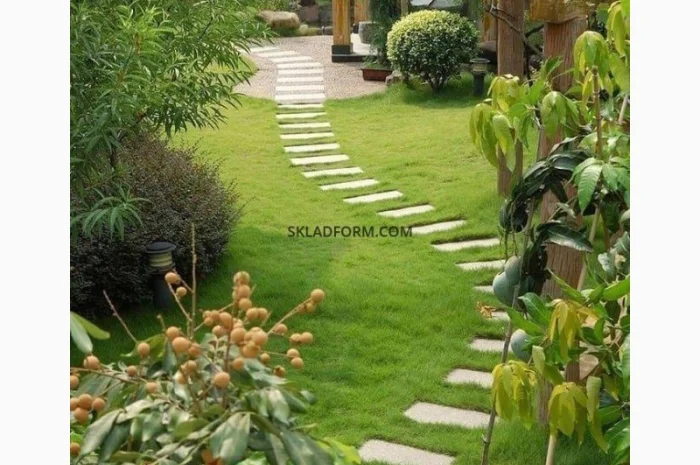 Форма для создания бетонной садовой дорожки 100х50 см- фото № 13