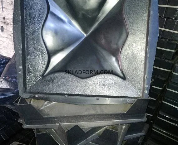 Форма крышки на столб Медуза 45х45 см в продаже- фото № 4